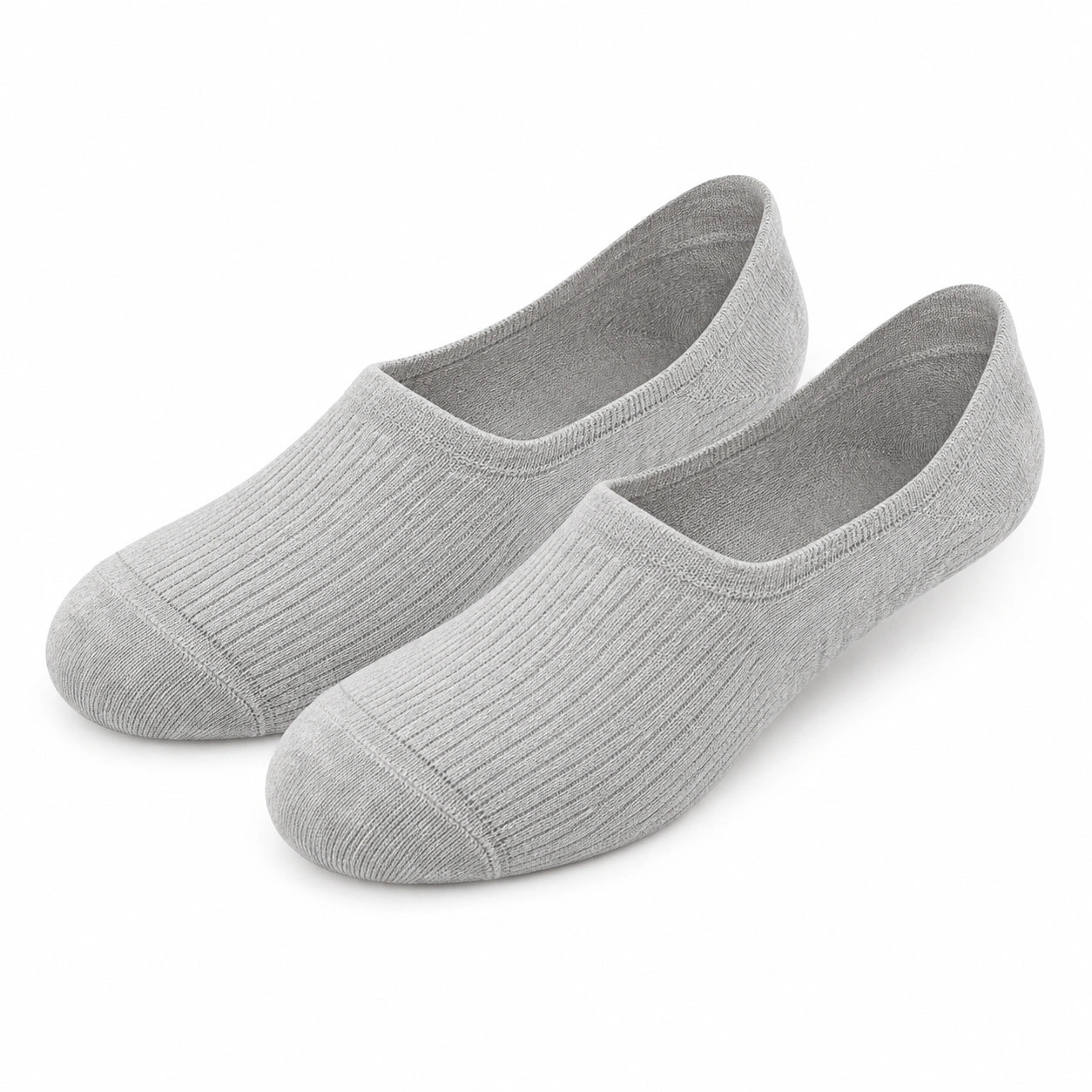 Calzini bassi 35-38 in maglia grigio chiaro - stile minimal per uso quotidiano