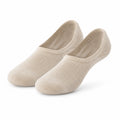 Calzini fantasmino 39-42 in tessuto a maglia beige - traspiranti a taglio basso
