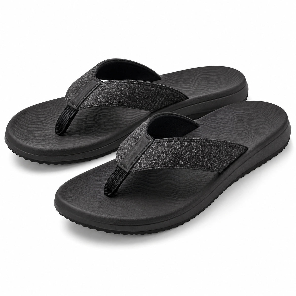 Infradito uomo taglia 42/43 nere in materiale sintetico - suola antiscivolo