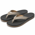 Infradito 38/39 nere e beige con fascia in tessuto suola antiscivolo stile casual